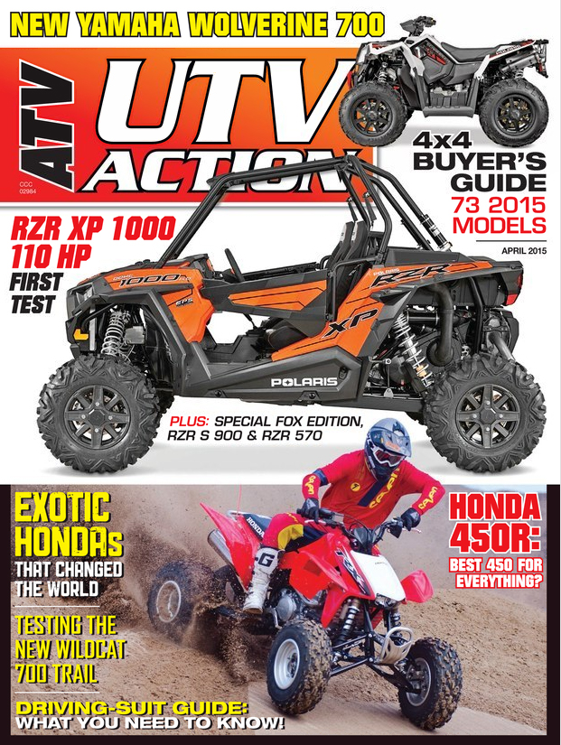 UTV-Action April 01, 2015 Issue Cover