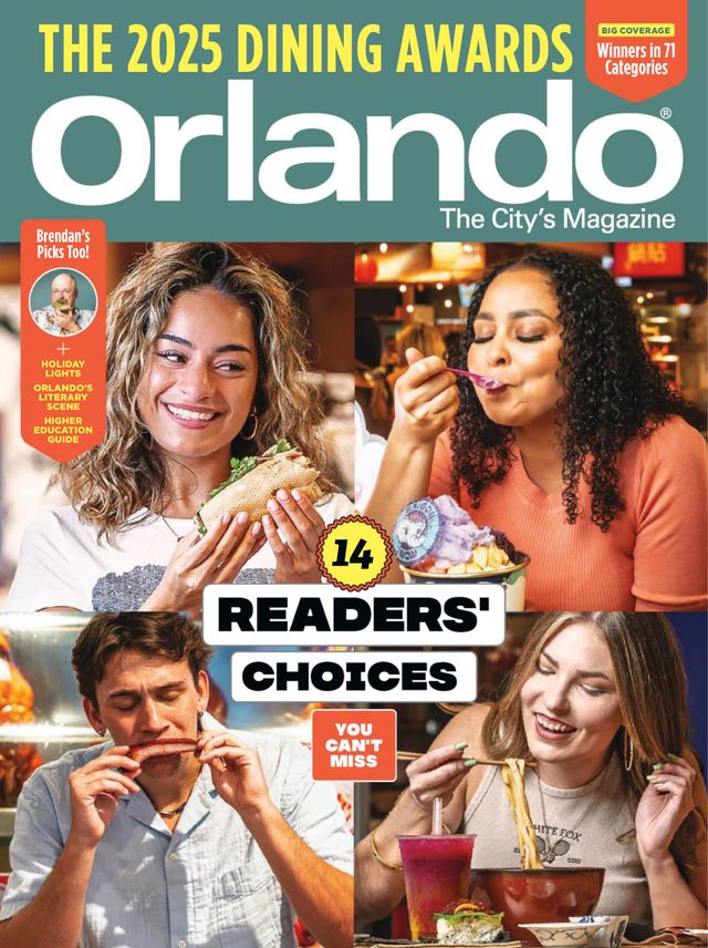 Orlando-Magazine November 01, 2025 Issue Cover