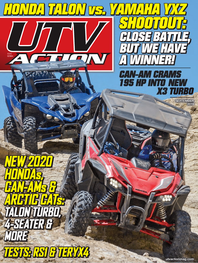 UTV-Action September 01, 2019 Issue Cover