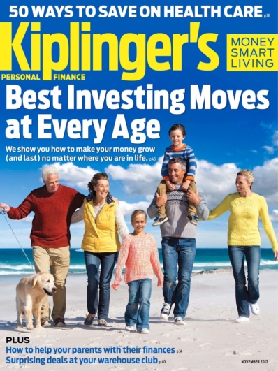 Kiplinger's Personal Finance November 01, 2017 Issue Cover
