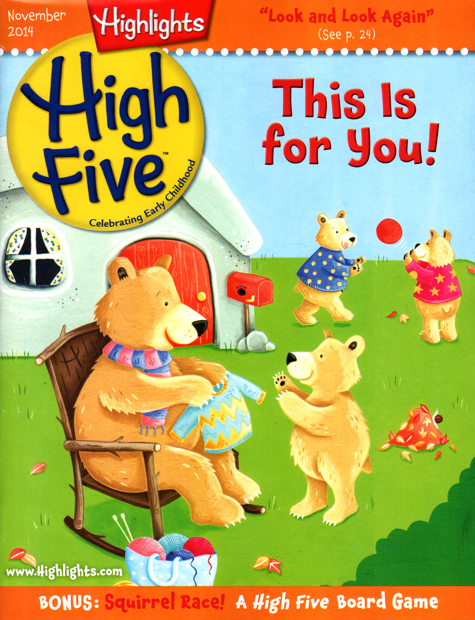 Highlights-High-Five November 01, 2014 Issue Cover