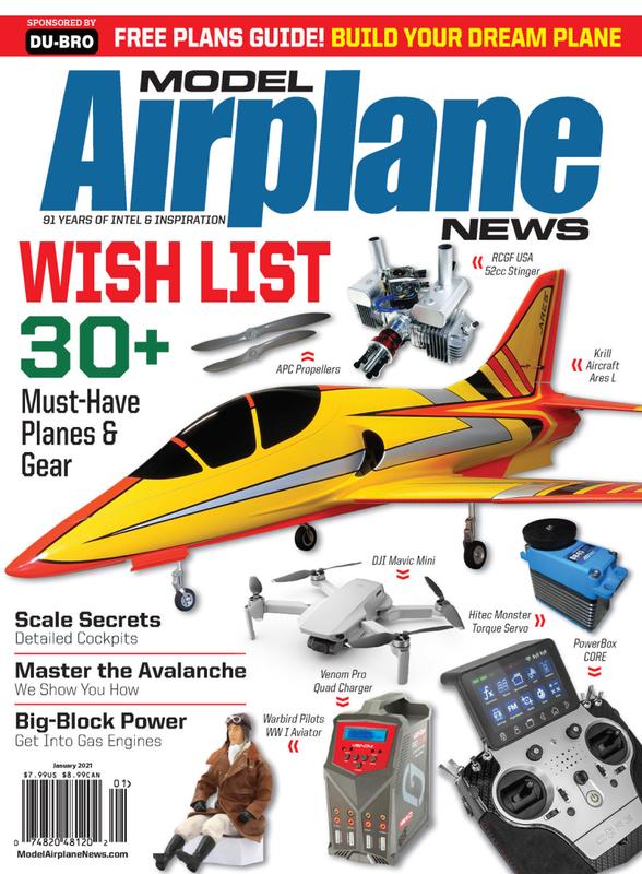 Model-Airplane-News January 01, 2021 Issue Cover