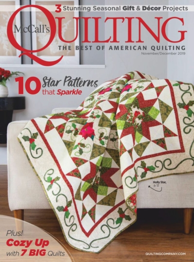 McCall's Quilting November 01, 2019 Issue Cover