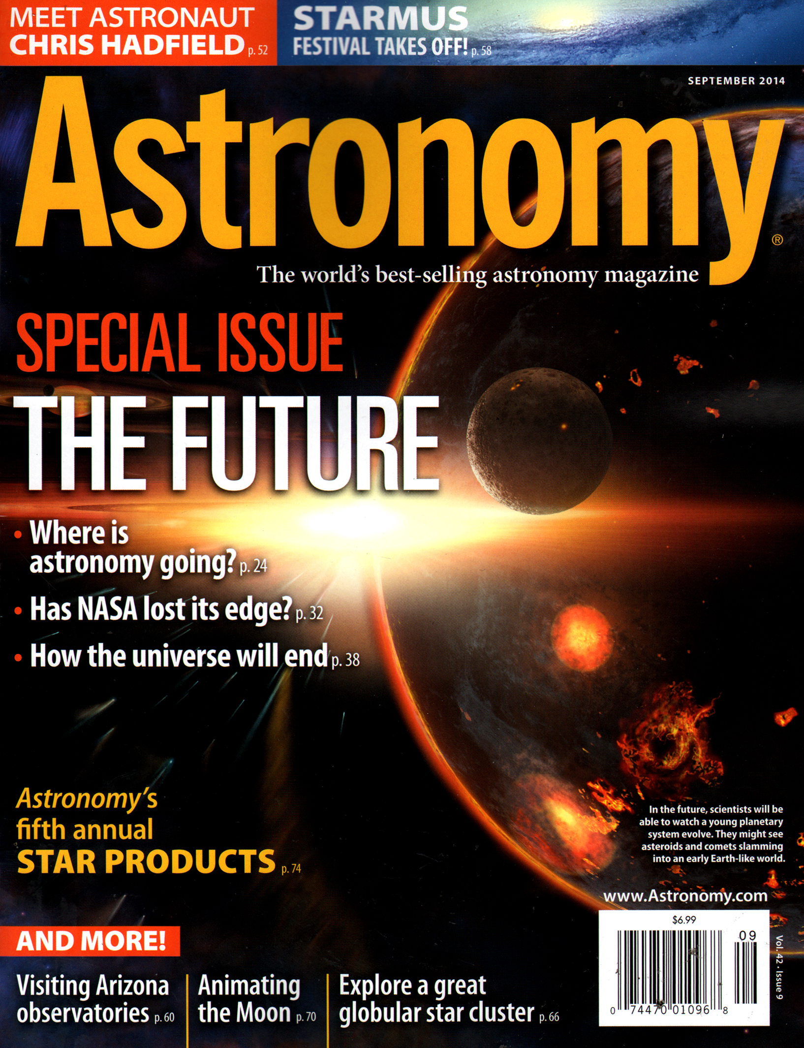 Astronomy September 01, 2014 Issue Cover