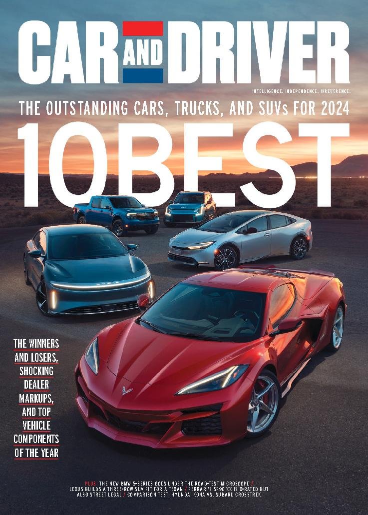 Car-And-Driver January 01, 2024 Issue Cover