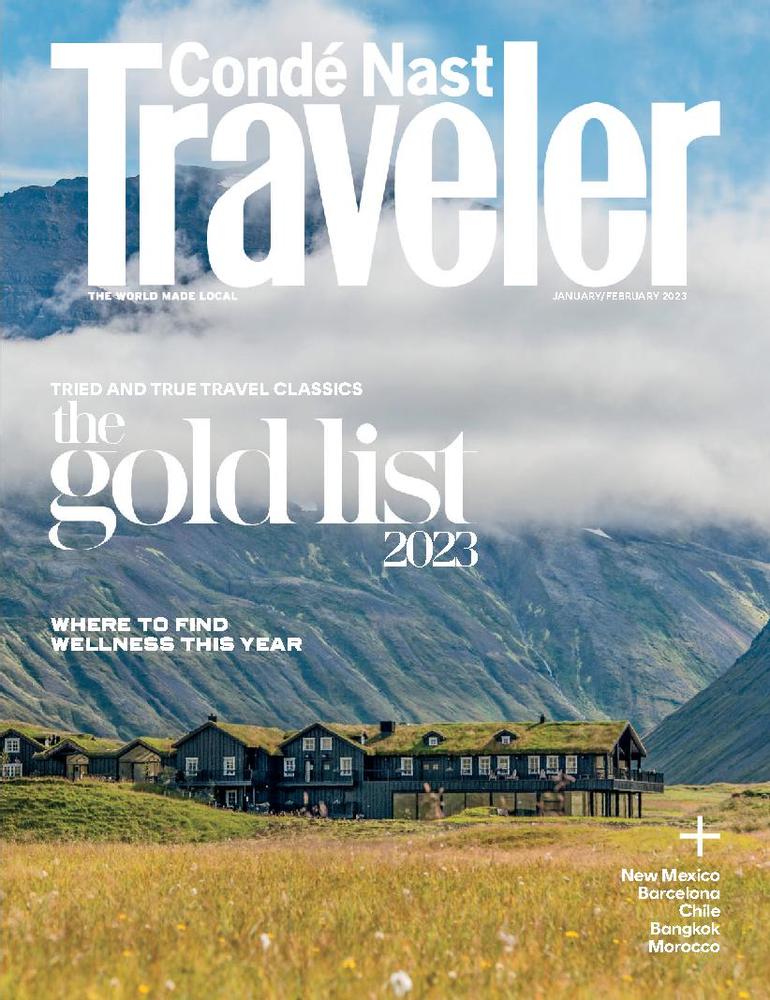 Condé-Nast-Traveler January 01, 2023 Issue Cover