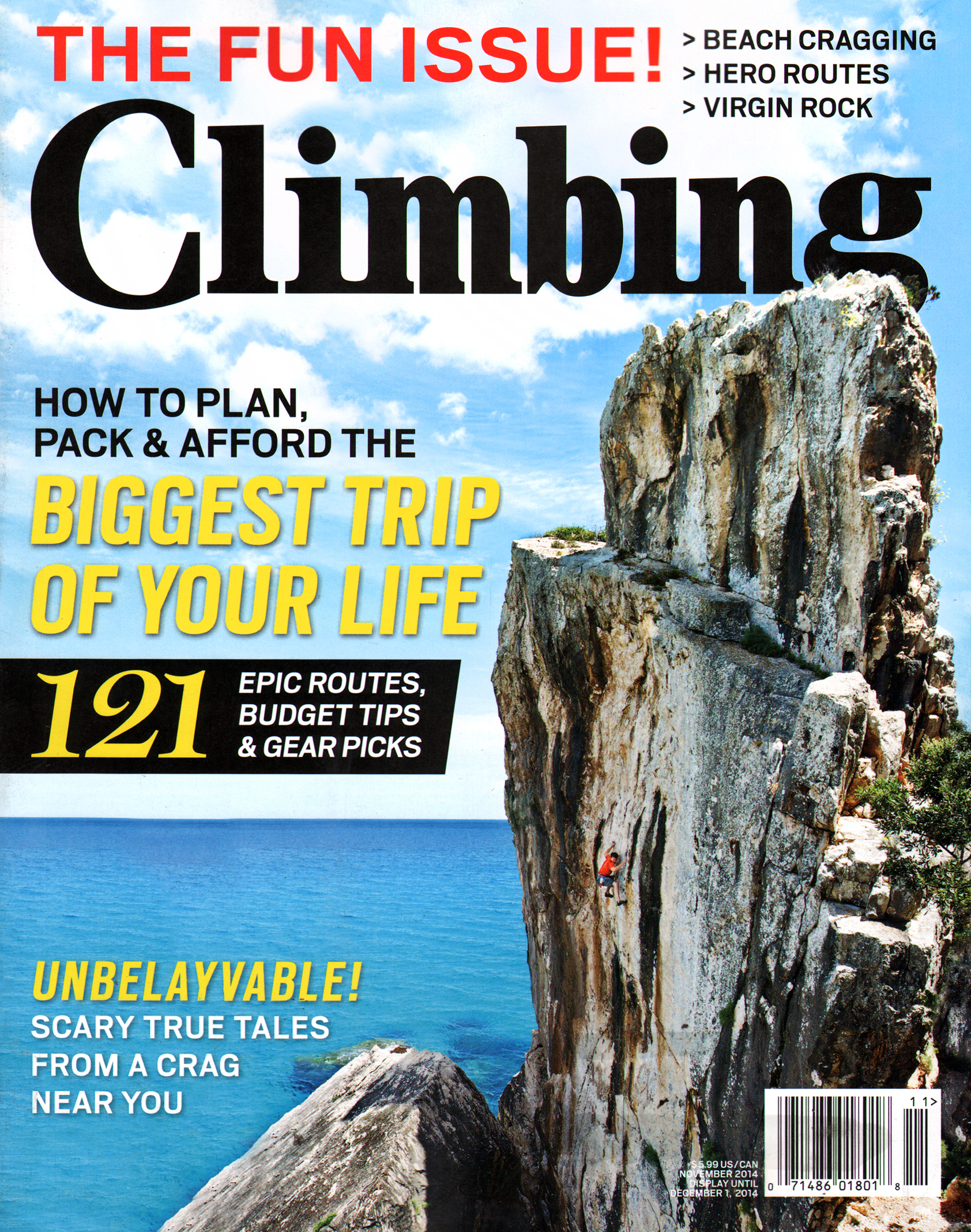 Climbing-Magazine November 01, 2014 Issue Cover
