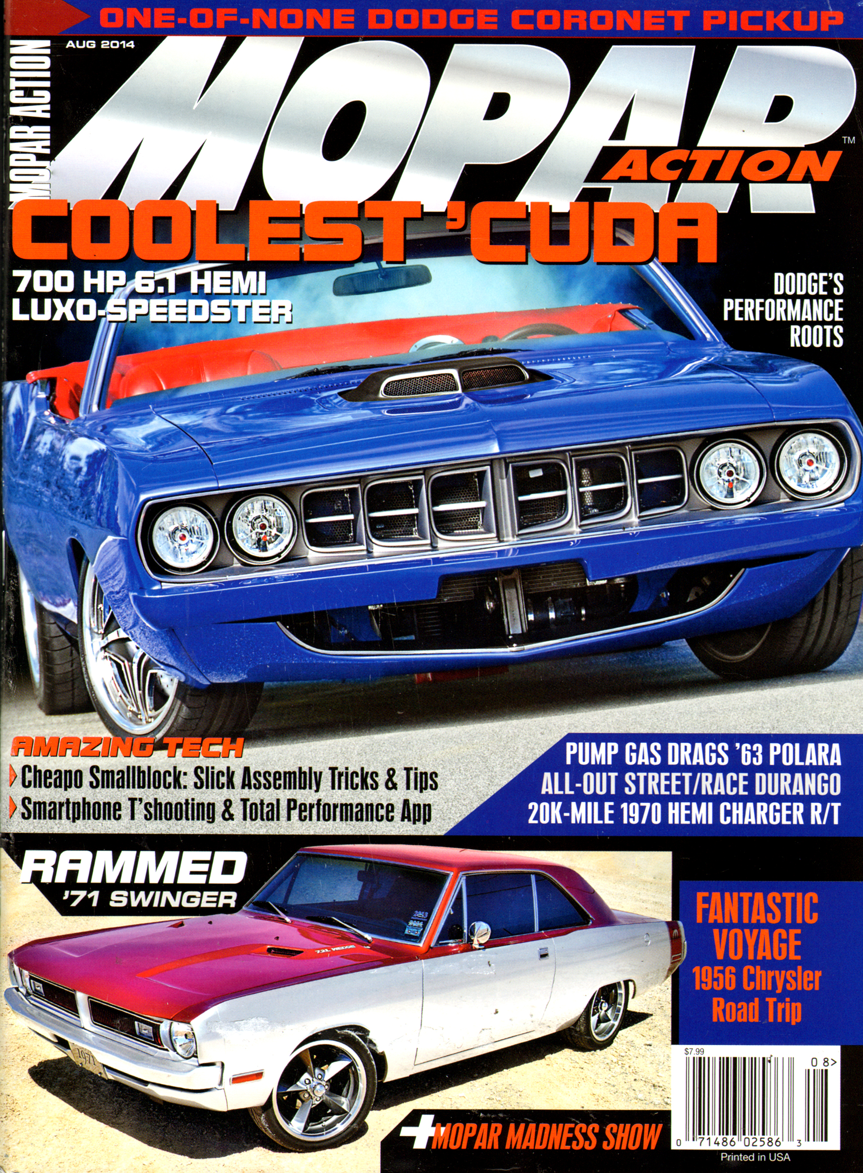 Mopar-Action August 01, 2014 Issue Cover