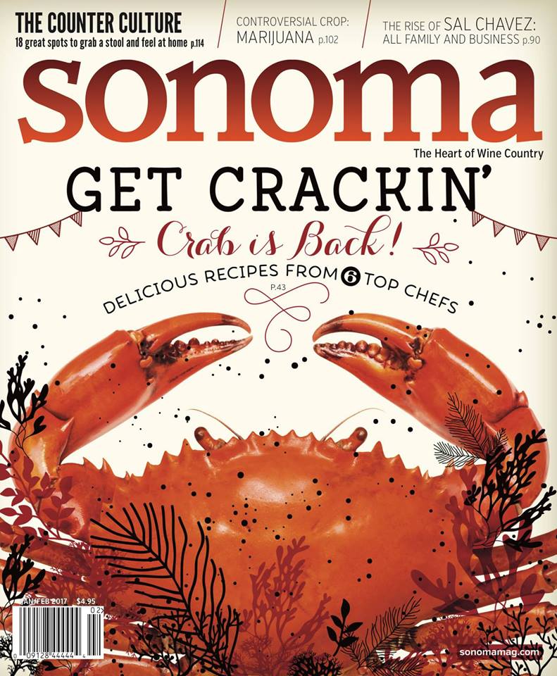 Sonoma January 01, 2017 Issue Cover