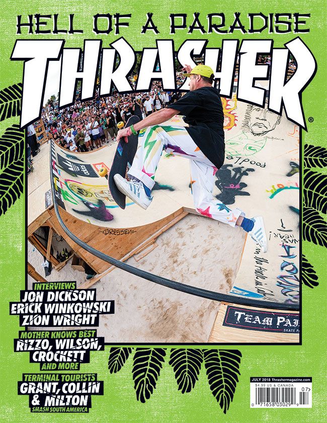 Thrasher July 01, 2018 Issue Cover