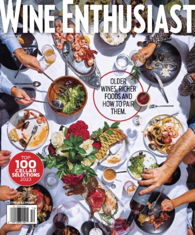 Wine Enthusiast December 01, 2023 Issue Cover