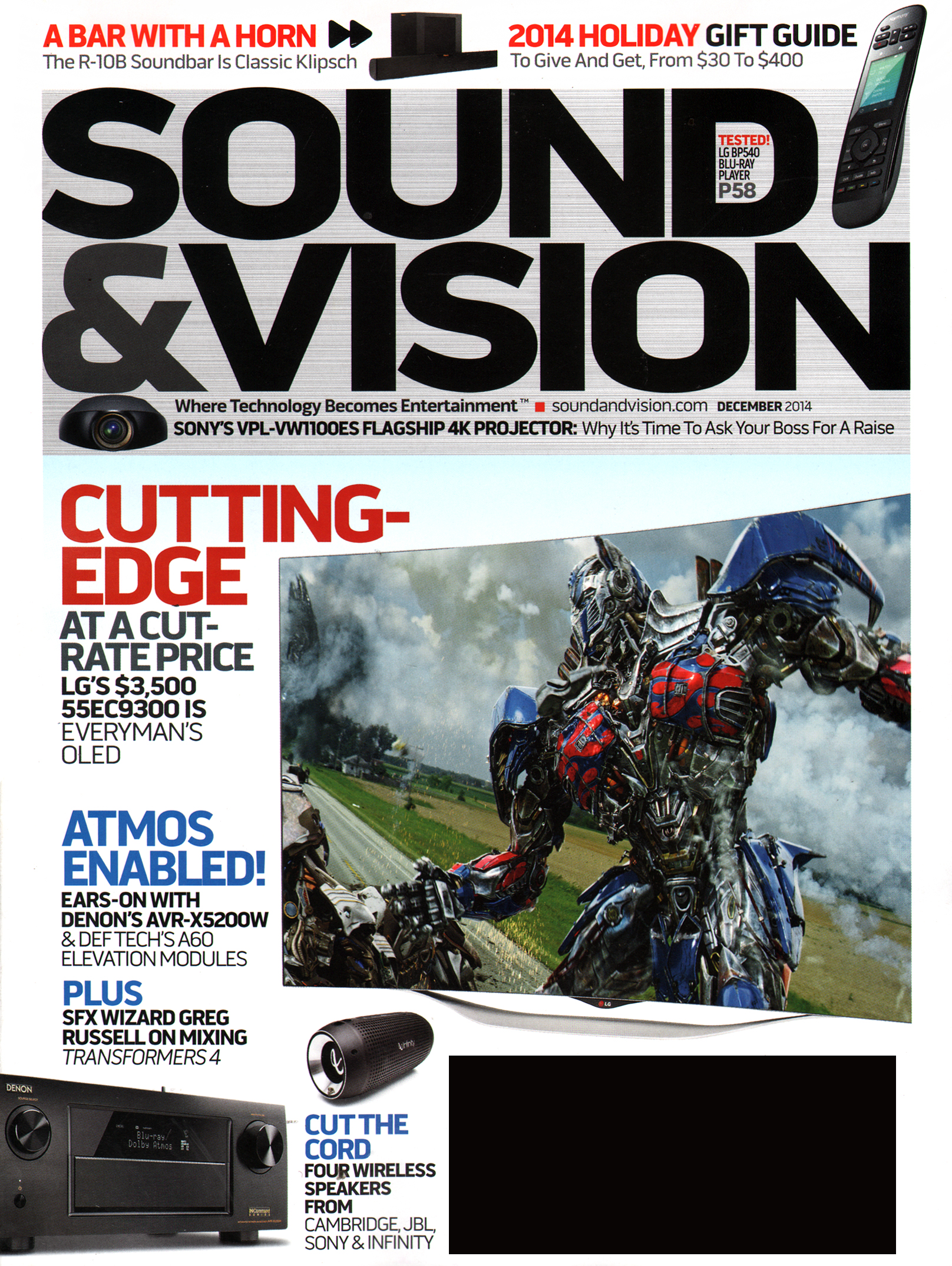 Sound-and-Vision December 01, 2014 Issue Cover