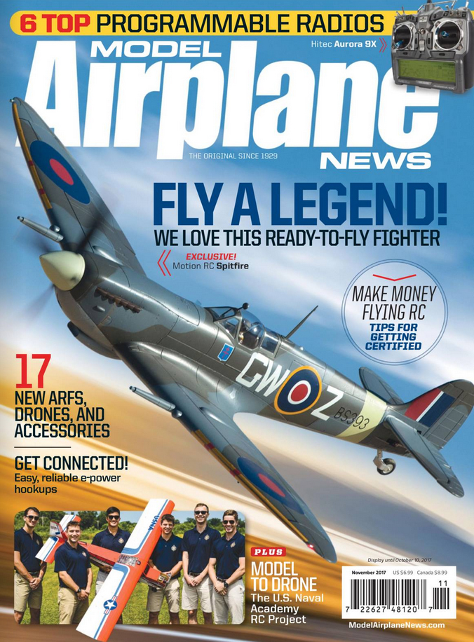 Model-Airplane-News November 01, 2017 Issue Cover