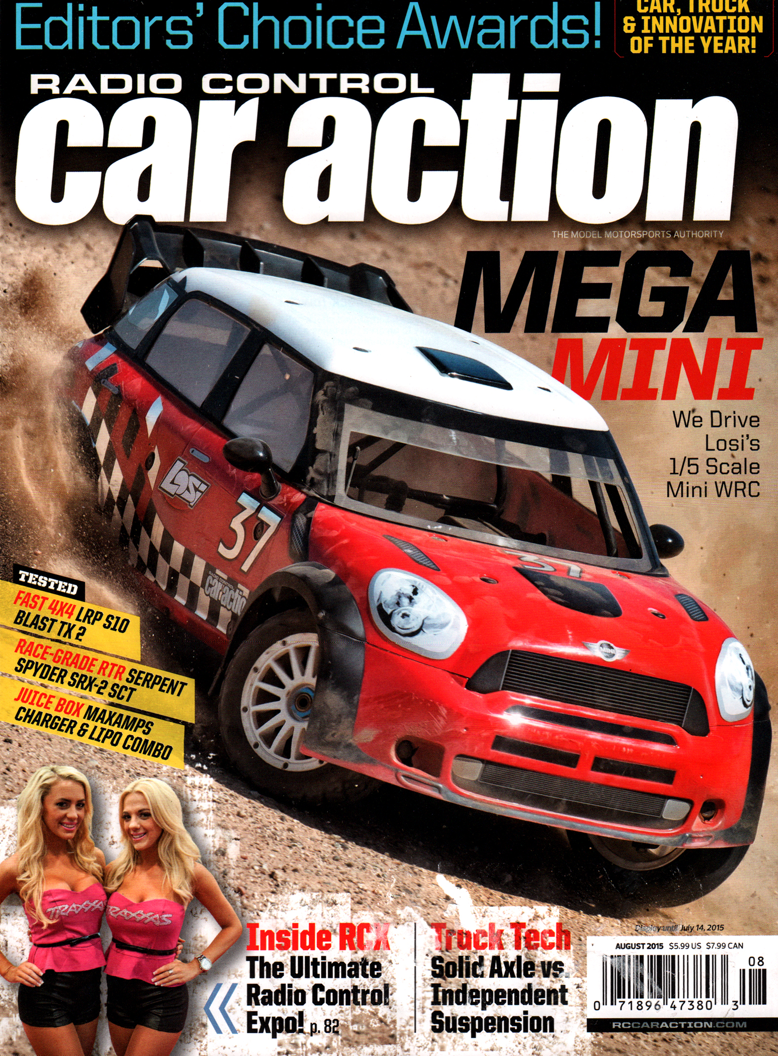Radio-Control-Car-Action August 01, 2015 Issue Cover