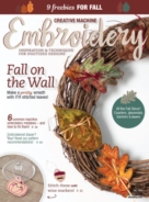 Creative-Machine-Embroidery September 01, 2021 Issue Cover