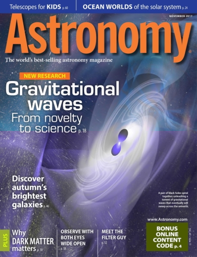 Astronomy November 01, 2017 Issue Cover