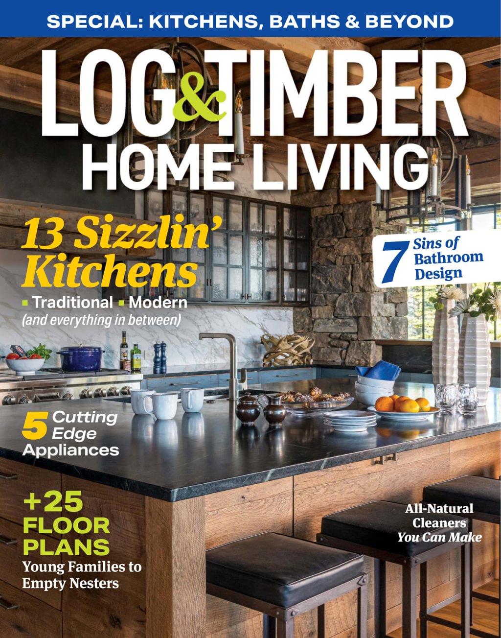 Log-and-Timber-Home-Living November 01, 2024 Issue Cover