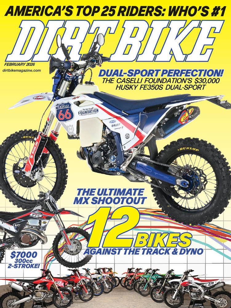 Dirt Bike February 01, 2026 Issue Cover