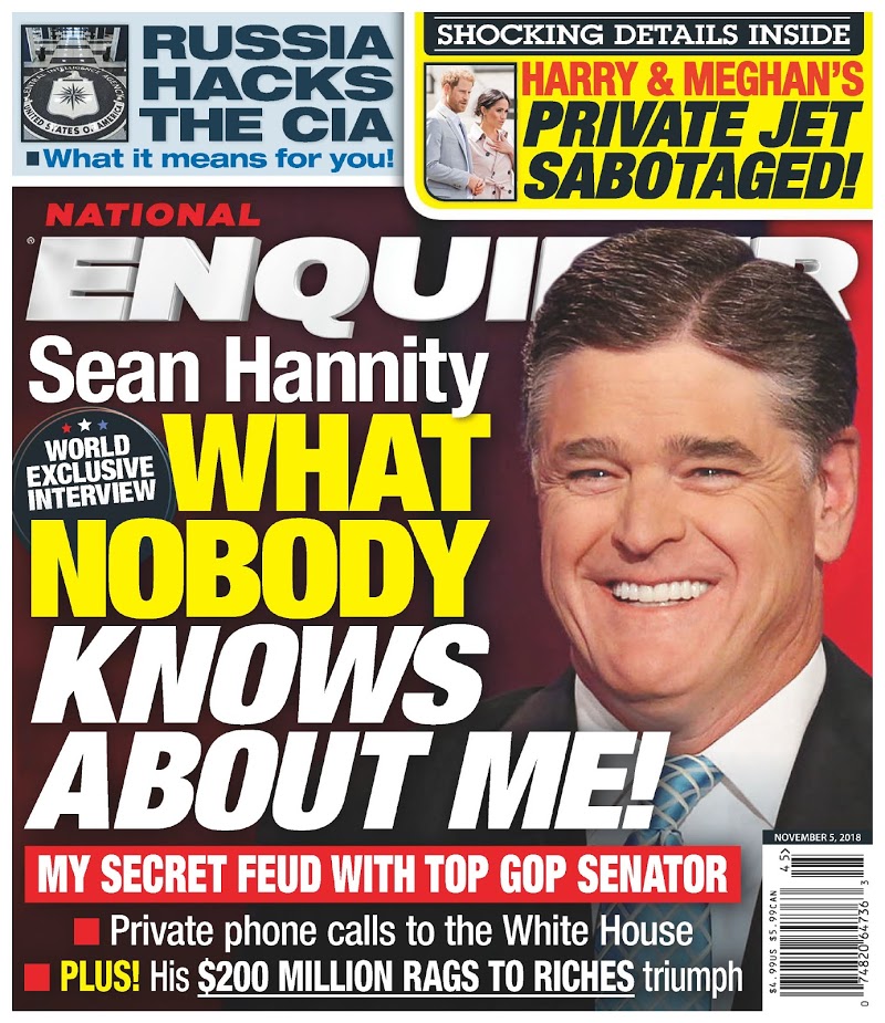 National-Enquirer November 05, 2018 Issue Cover