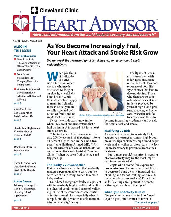 Heart-Advisor August 01, 2018 Issue Cover