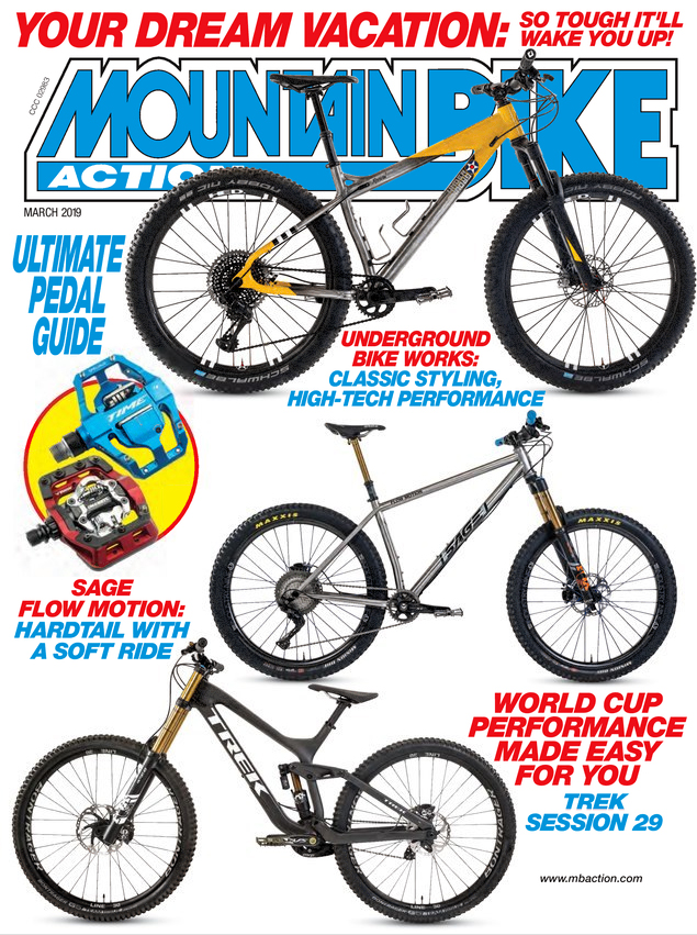 Mountain-Bike-Action March 01, 2019 Issue Cover