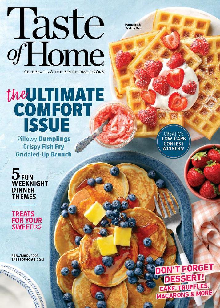 Taste of home subscription magazine agent