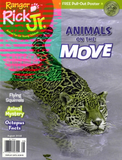 Ranger Rick Jr. August 01, 2018 Issue Cover
