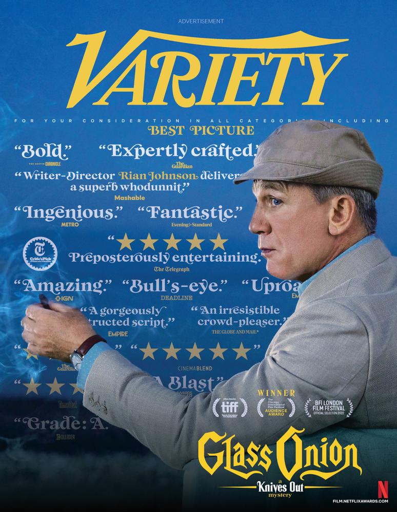 Variety December 07, 2022 Issue Cover