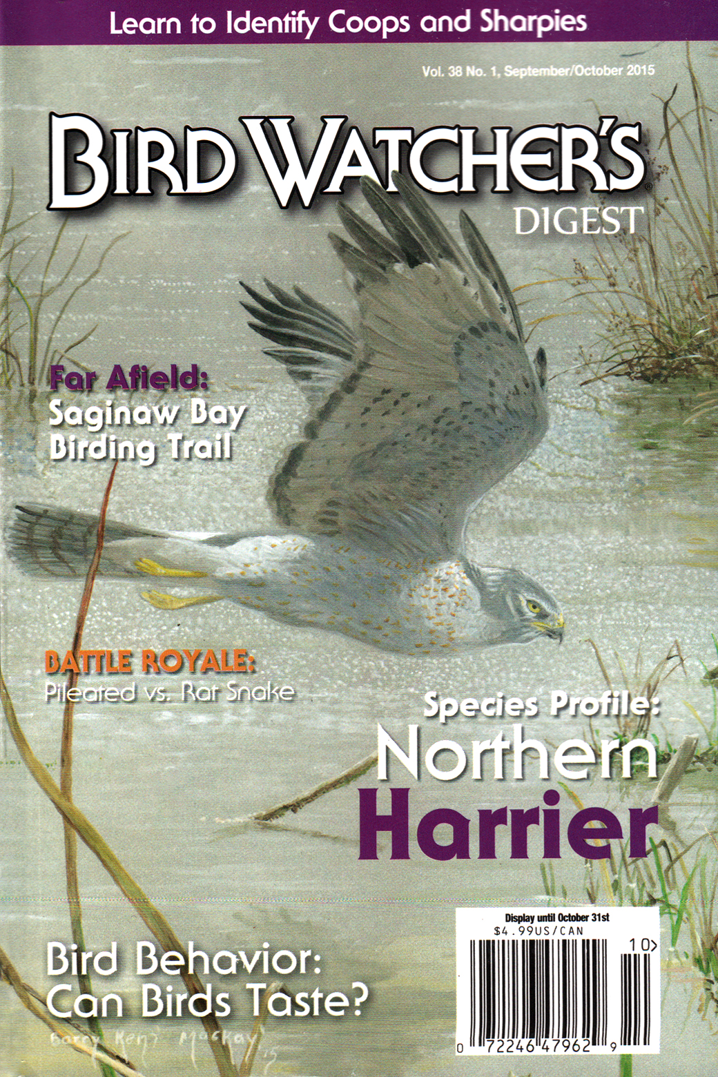 Bird-Watchers-Digest September 01, 2015 Issue Cover