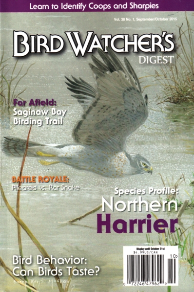Bird Watcher's Digest September 01, 2015 Issue Cover