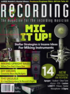 Recording-Magazine May 01, 2017 Issue Cover