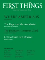 First Things August 01, 2026 Issue Cover