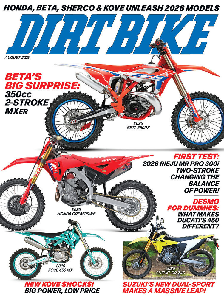 Dirt-Bike August 01, 2025 Issue Cover
