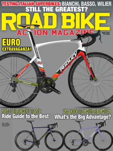 Road Bike Action May 01, 2017 Issue Cover