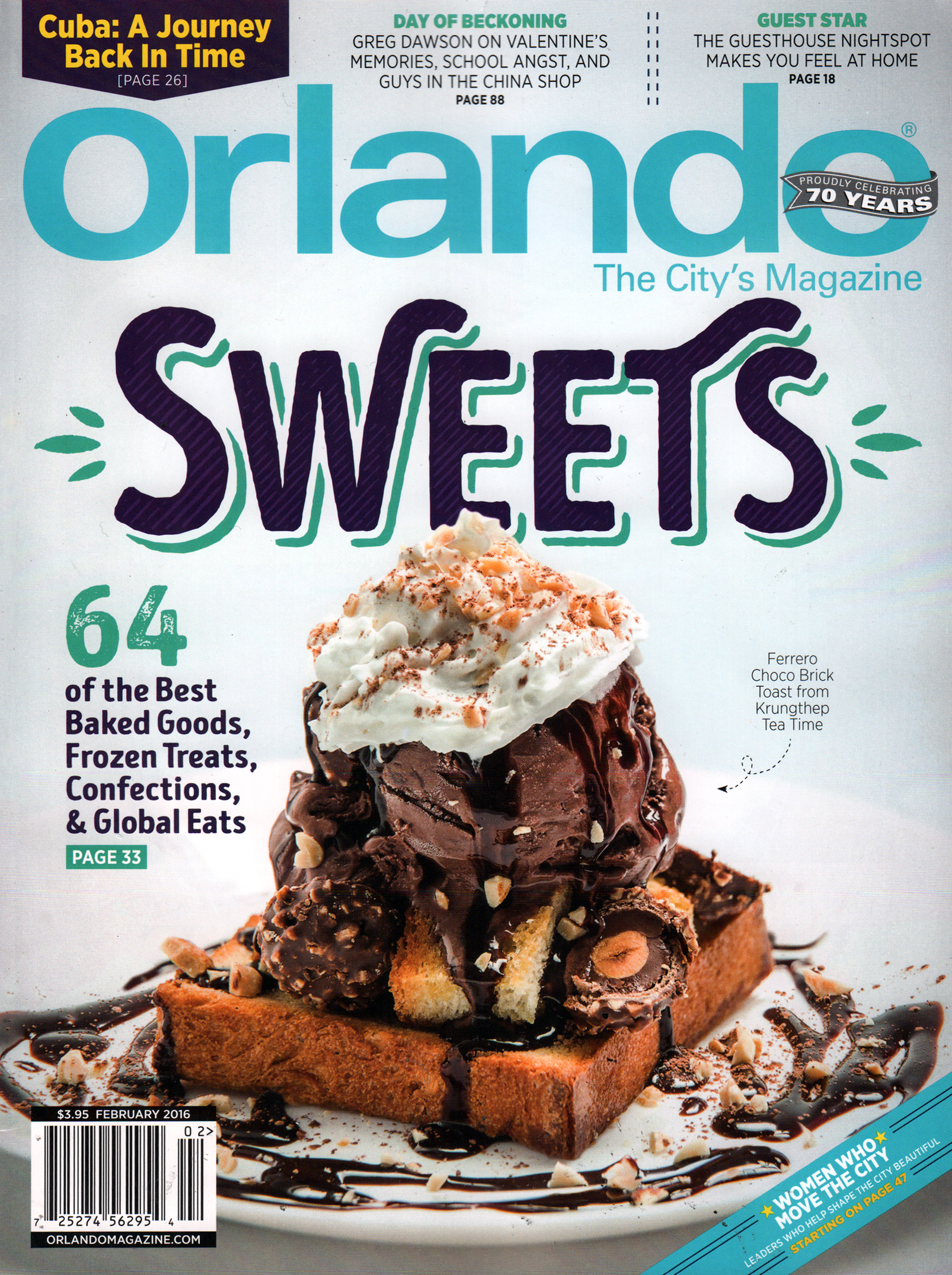 Orlando-Magazine February 01, 2016 Issue Cover