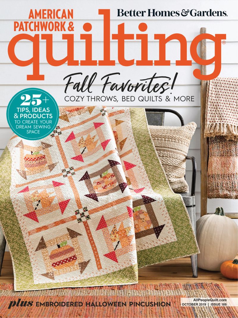 american-patchwork-and-quilting October 01, 2019 Issue Cover