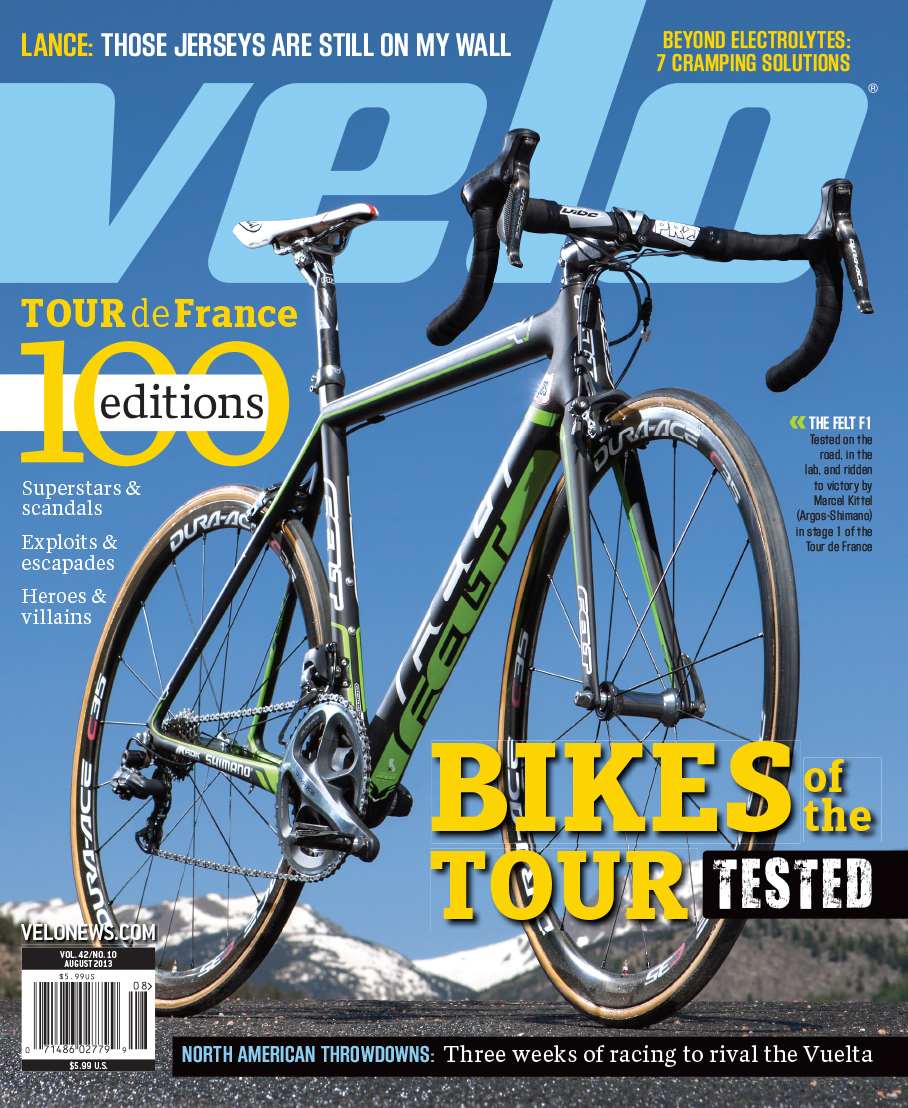 VeloNews August 01, 2013 Issue Cover
