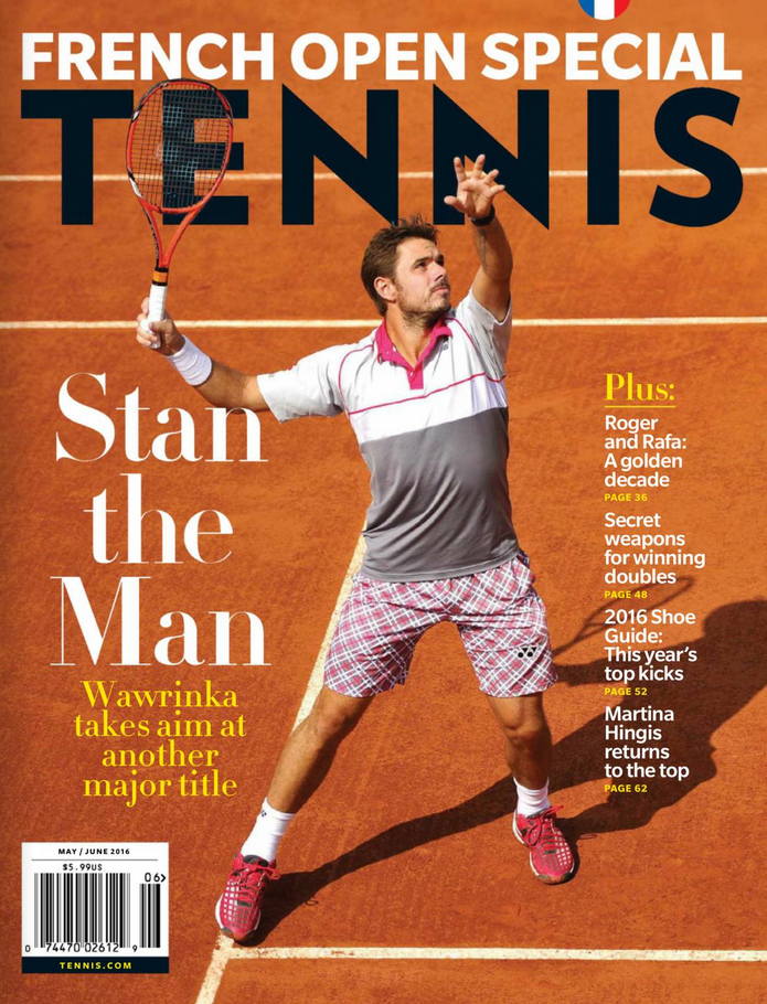 Tennis-Magazine May 01, 2016 Issue Cover