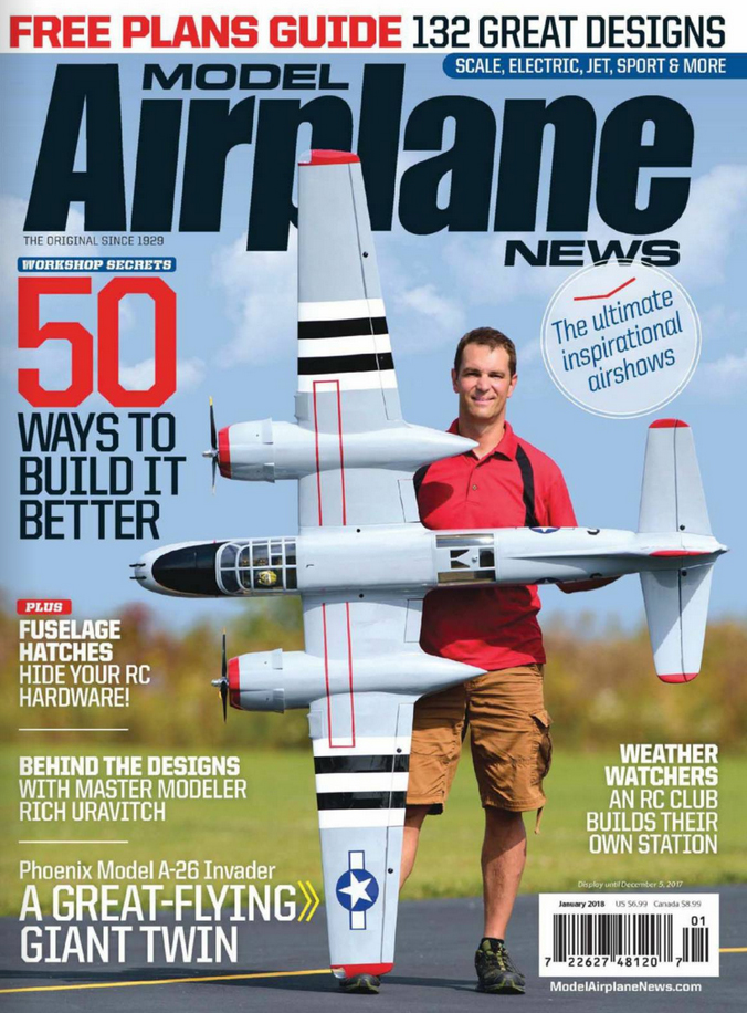Model-Airplane-News January 01, 2018 Issue Cover