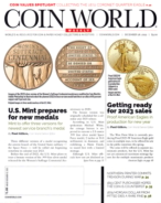 Coin-World-Weekly December 26, 2022 Issue Cover