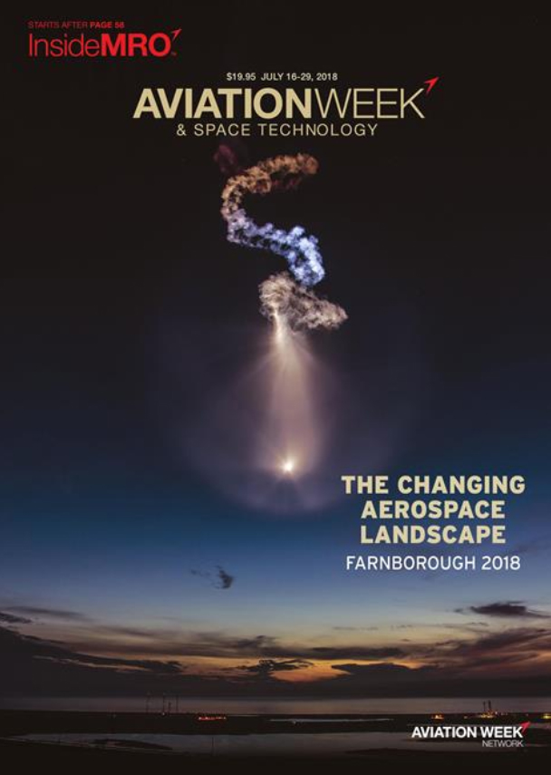 Aviation-Week-and-Space-Technology July 16, 2018 Issue Cover