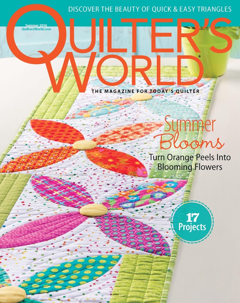 Quilters-World June 01, 2016 Issue Cover