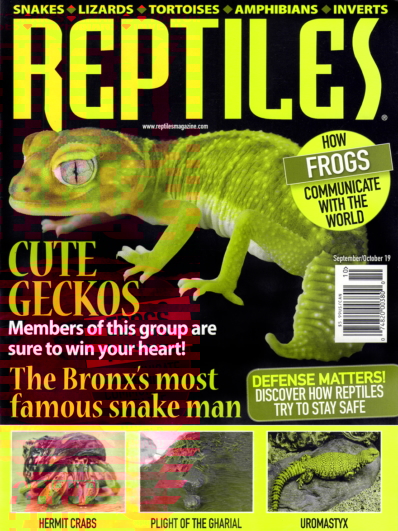 Reptiles September 01, 2019 Issue Cover