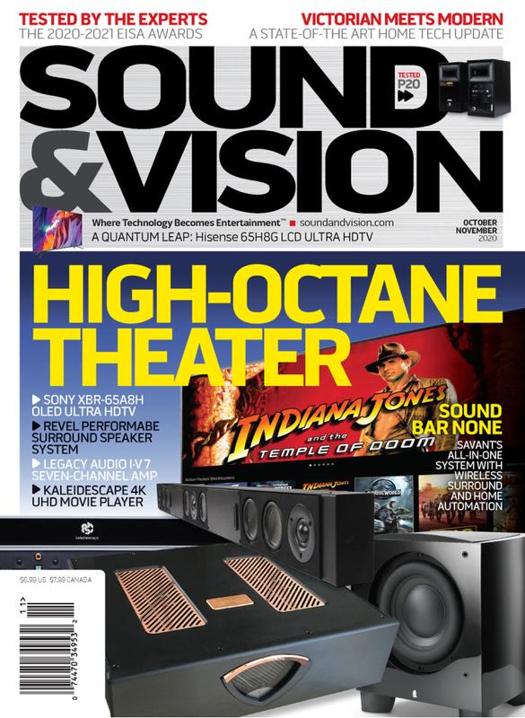 Sound-and-Vision October 01, 2020 Issue Cover