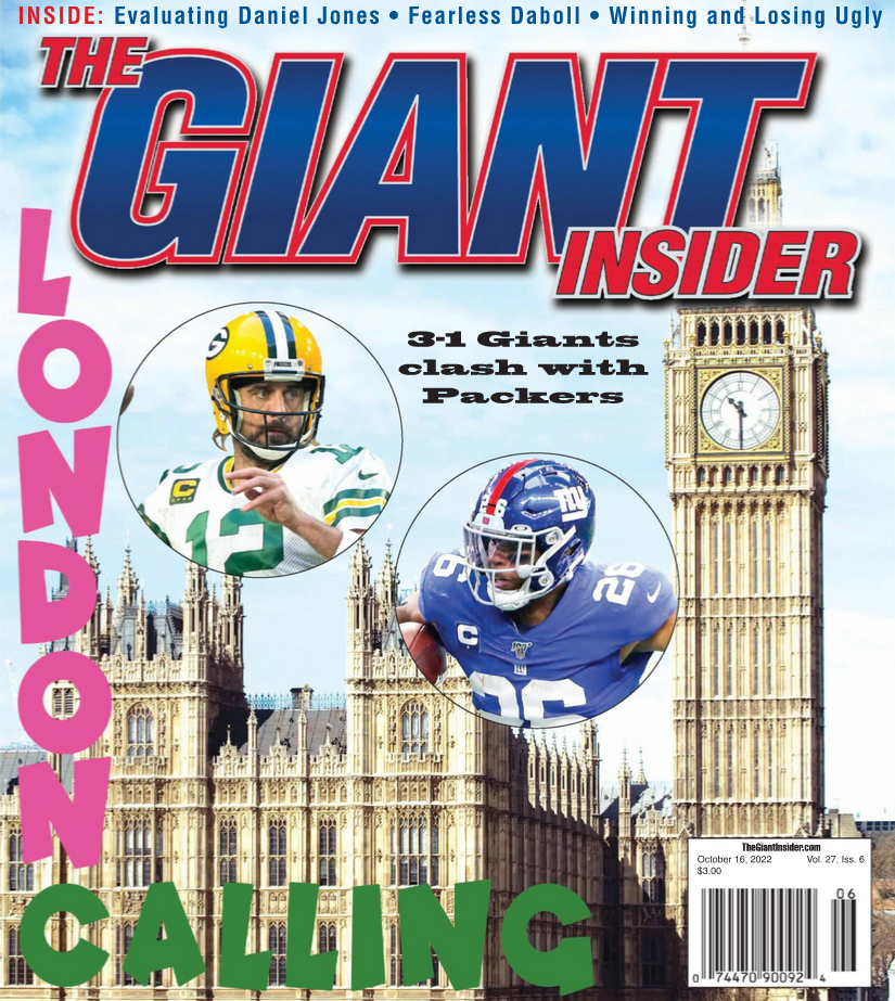Giants-Insider October 16, 2022 Issue Cover