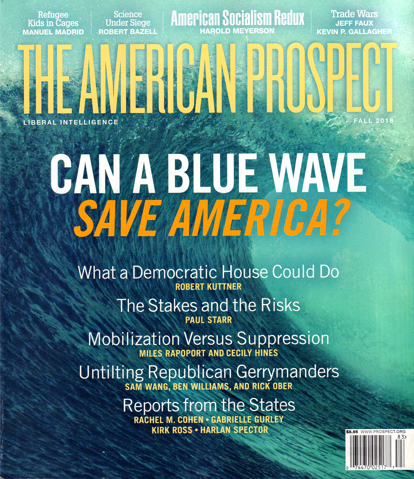 The-American-Prospect October 01, 2018 Issue Cover