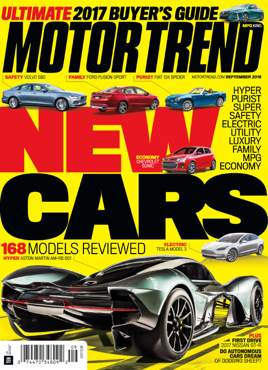 Motor-Trend September 01, 2016 Issue Cover