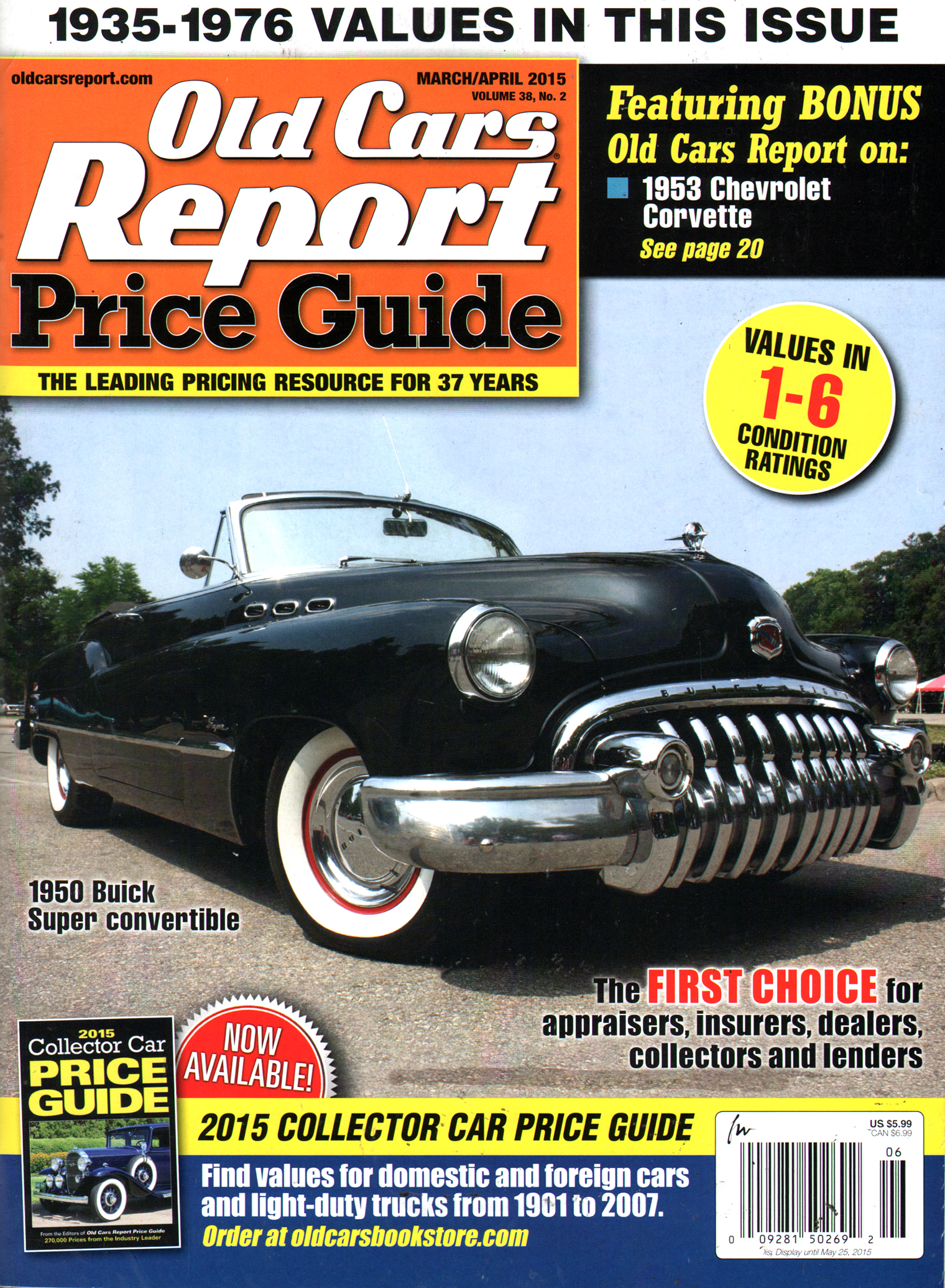 Old-Cars-Report-Price-Guide March 01, 2015 Issue Cover