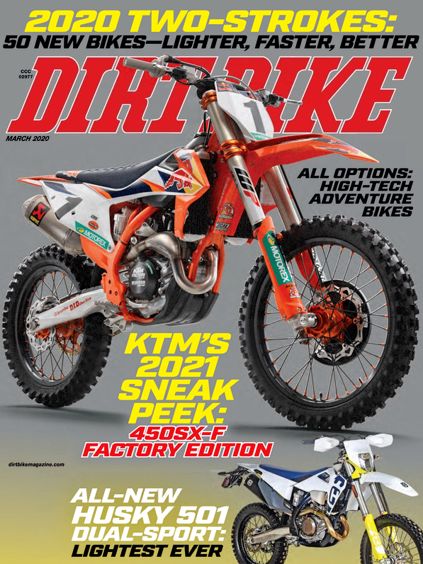 Dirt-Bike March 01, 2020 Issue Cover