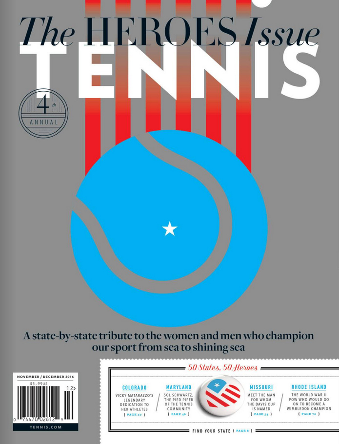 Tennis-Magazine November 01, 2016 Issue Cover